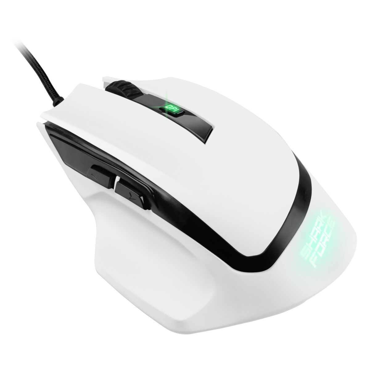 Gamer egér Sharkoon SHARK Force II Fehér